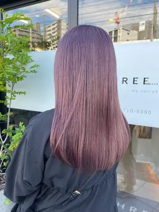 セミロング ダブルカラー /まつ毛パーマ🎀のヘアスタイル