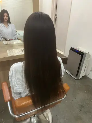 ロング 🌟髪質改善/透明感 /艶カラー🌟羽立のヘアスタイル