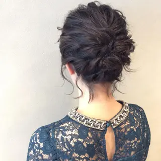 ミディアム ヘアアレンジ PRIVATE SALON EYES所属・EYES リアのマツエク・マツパデザイン