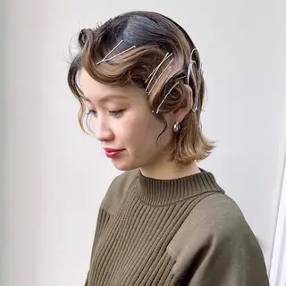 ミディアム ヘアアレンジ GrandStory SHIBUYA所属・卒業式お呼ばれ🕊️ ヘアセット✴︎ミキのヘアスタイル