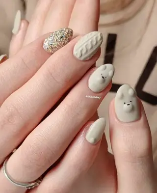 ネイル 3dパーツ/流行り 👧shushu❤️のネイルデザイン