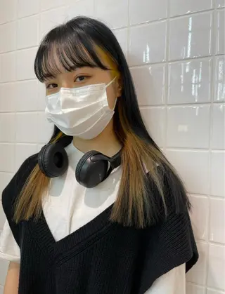 セミロング カラー HARE &nail ☪️remiのヘアスタイル