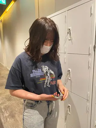 ミディアム カラー CURIO/南船場 /RIN💈🍎のヘアスタイル