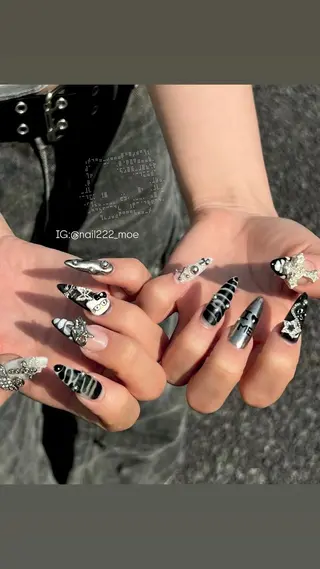 ネイル ⟡.*222⋰˚☆ MöEのネイルデザイン