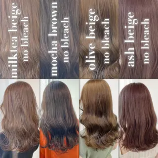 セミロング カラー 韓国艶カラー🇰🇷 DISCO💙のヘアスタイル