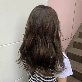 ロング soëll所属・🤍そぶえ　ゆうな/ 暖色カラー/縮毛矯正のヘアスタイル