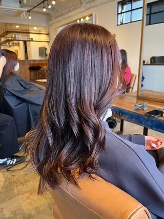 セミロング カラー china/ボブ /ブリーチカラーのヘアスタイル