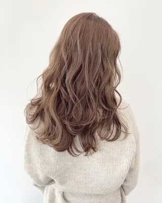 ロング カラー パーマ 佐藤 将斗のヘアスタイル