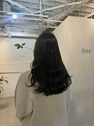 セミロング 顔周りcut・ご相談 ＝新宿しずく🇰🇷のヘアスタイル