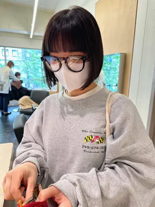 ショート カラー yupi🐈⬛ レイヤー/パーマのヘアスタイル