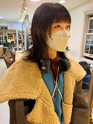 ミディアム カラー NOUN所属・eri kinjoのヘアスタイル