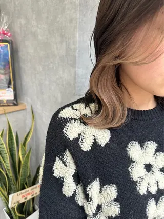 ミディアム Kazusa/艶髪 /ハイトーン🌈のヘアスタイル