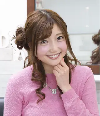 ロング ヘアアレンジ 五感鷹匠所属・櫛引 健太のヘアスタイル