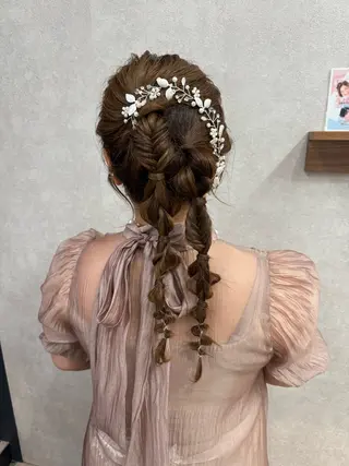 ロング まとまるボブ🌼 アレンジ🌼鴨下穂香のヘアスタイル