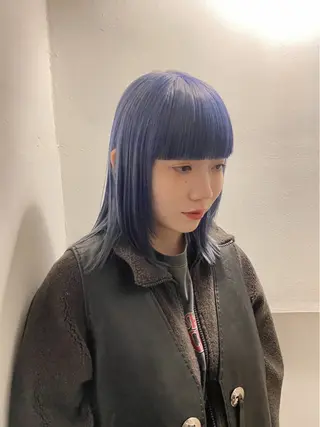 ミディアム カラー 229所属・maki @pullnocのヘアスタイル