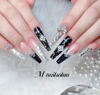 ネイル M🌷nail 長さだし専門店のネイルデザイン