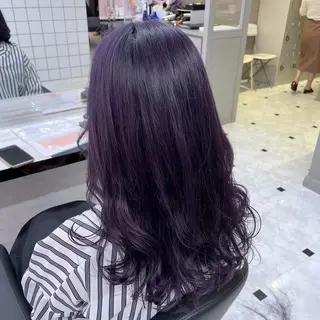 ミディアム 🤍韓国寒色カラー 🤍MADOKAのヘアスタイル