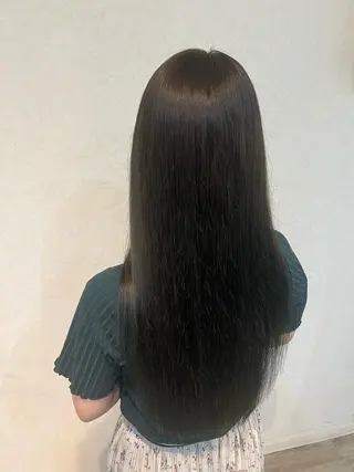 ロング カラー ブリーチ/髪質改善/ レイヤー/YUTO‎のヘアスタイル