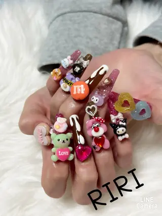 ネイル riri オーナーのネイルデザイン