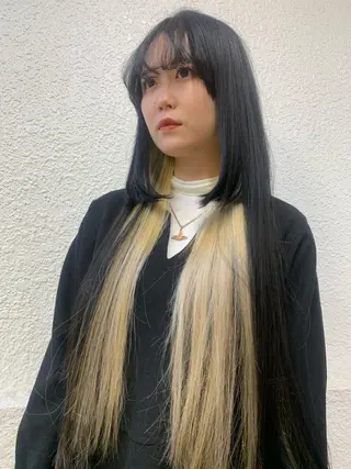 ロング 🧨ブリーチー×ボブ レイヤー💎じゅえるのヘアスタイル