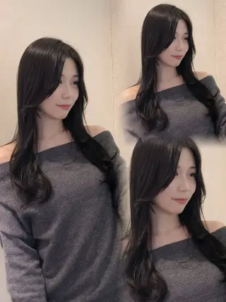 ロング gigs星ヶ丘店所属・レイヤーカット/ 艶カラー/YUKAのヘアスタイル