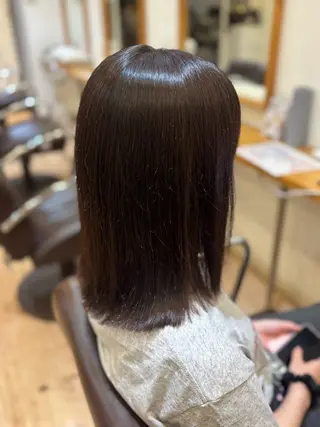 ミディアム すなが/パーマカット モデル募集中のヘアスタイル
