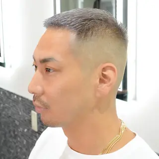 ショート メンズ 透明感カラー❄️要 半個室×マンツーマンのヘアスタイル