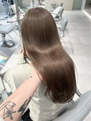 ロング カラー RIN🪐 ウルフ／ハイトーンのヘアスタイル