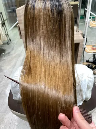ロング 髪質改善・縮毛矯正 Taijuのヘアスタイル