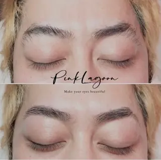 アイブロウ Mizuki🦋 Pinklagoonのマツエク・マツパデザイン