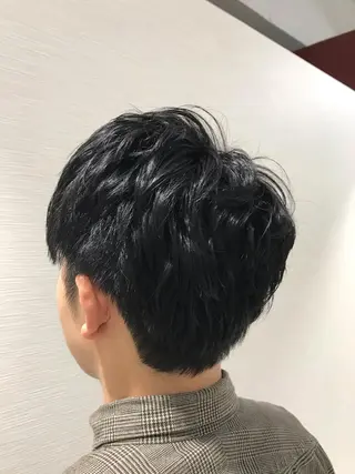 ショート パーマ メンズ 【東北メンズヘア1 位受賞🥇】本間祐太のヘアスタイル