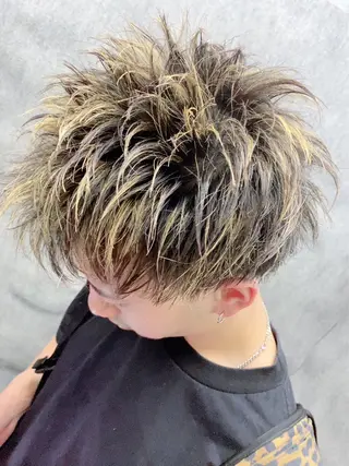 ショート カラー メンズ 【メンズ限定理容師】 菊池けんたのヘアスタイル