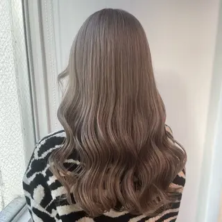 セミロング カラー 🪞韓国🤍大人っぽ 艶髪🤍FRUITSのヘアスタイル