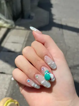 ネイル タケノ クルミのネイルデザイン