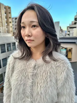 ミディアム カラー 堀 直人のヘアスタイル