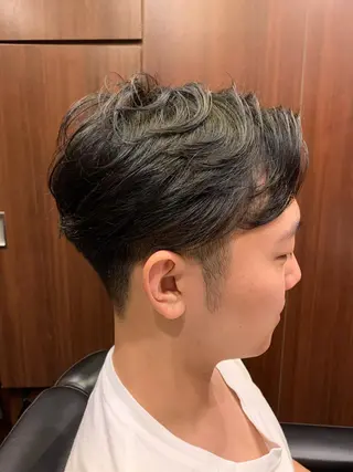 ショート メンズ ヒロ銀座 バーバーショップ神楽坂所属・ひらお あおとのヘアスタイル