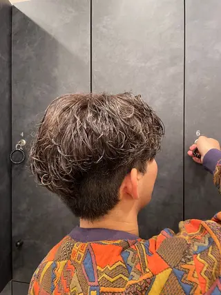 パーマ メンズ 藤原 凜香のヘアスタイル