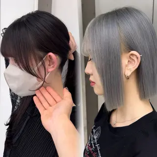 ミディアム ボブ特化 似合わせヘア/かずきのヘアスタイル