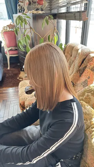 ロング 長瀬 友唯のヘアスタイル