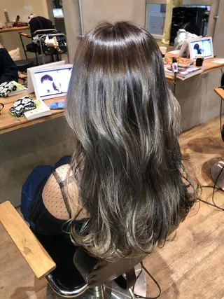 セミロング カラー stylist misakiのヘアスタイル