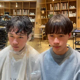 ショート パーマ 縮毛矯正/レイヤー /ひかるのヘアスタイル