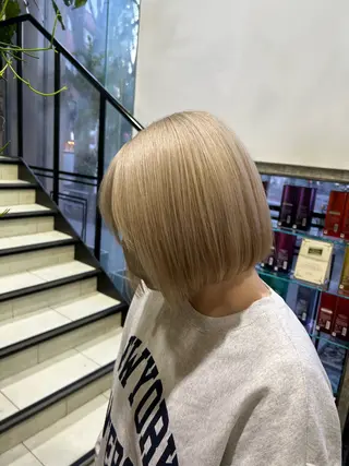 カラー 新宿/パーマ🦋 メンズボブ/めいのヘアスタイル