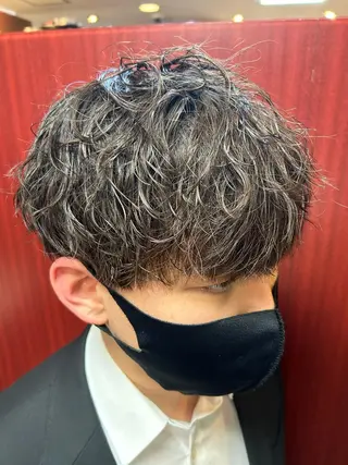 ミディアム メンズ 祐川 寛太のヘアスタイル