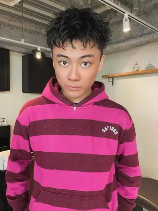 パーマ メンズ メンズヘア/パーマ KOTAROのヘアスタイル