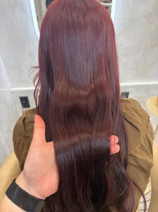 ロング カラー SIGMA latte所属・畑中 夢のヘアスタイル