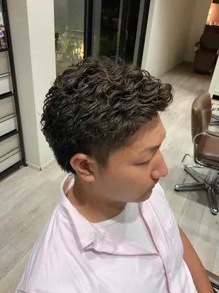 ショート パーマ 🌿ストレート🌿 髪質改善☘️シュウヤのヘアスタイル