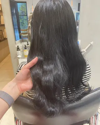 ロング カラー ラベンダー/レイヤー スタイル🤎mamiのヘアスタイル