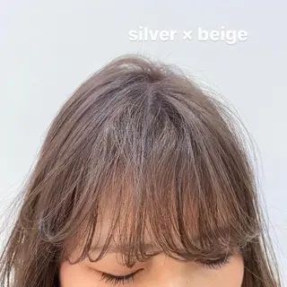 ロング かえ🩶韓国ボブ🎀 透明感カラー🥣のヘアスタイル