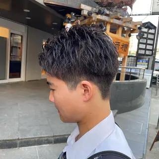 ショート 髪質改善× ハイライト溝江のヘアスタイル