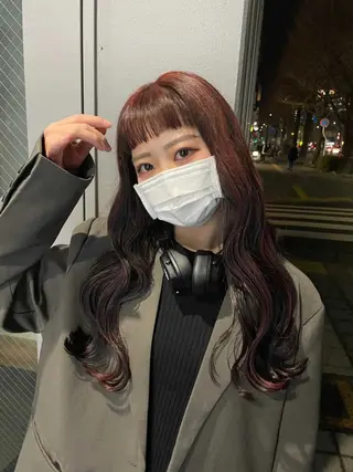 ロング Yuuka/ w colorのヘアスタイル